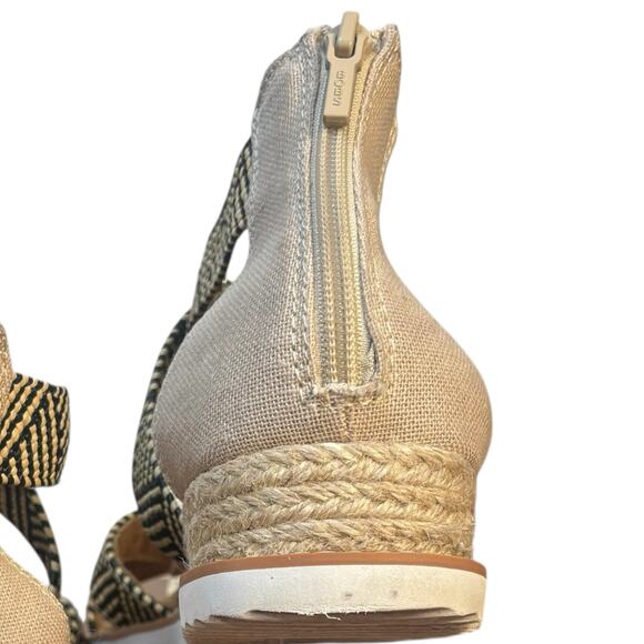 BOBS by Skechers Memory Foam Sandals Women’s Sz 10 Espadrille Wedge Coastal Boho - Picture 9 of 12